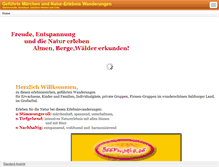 Tablet Screenshot of erlebnis-wanderungen.com